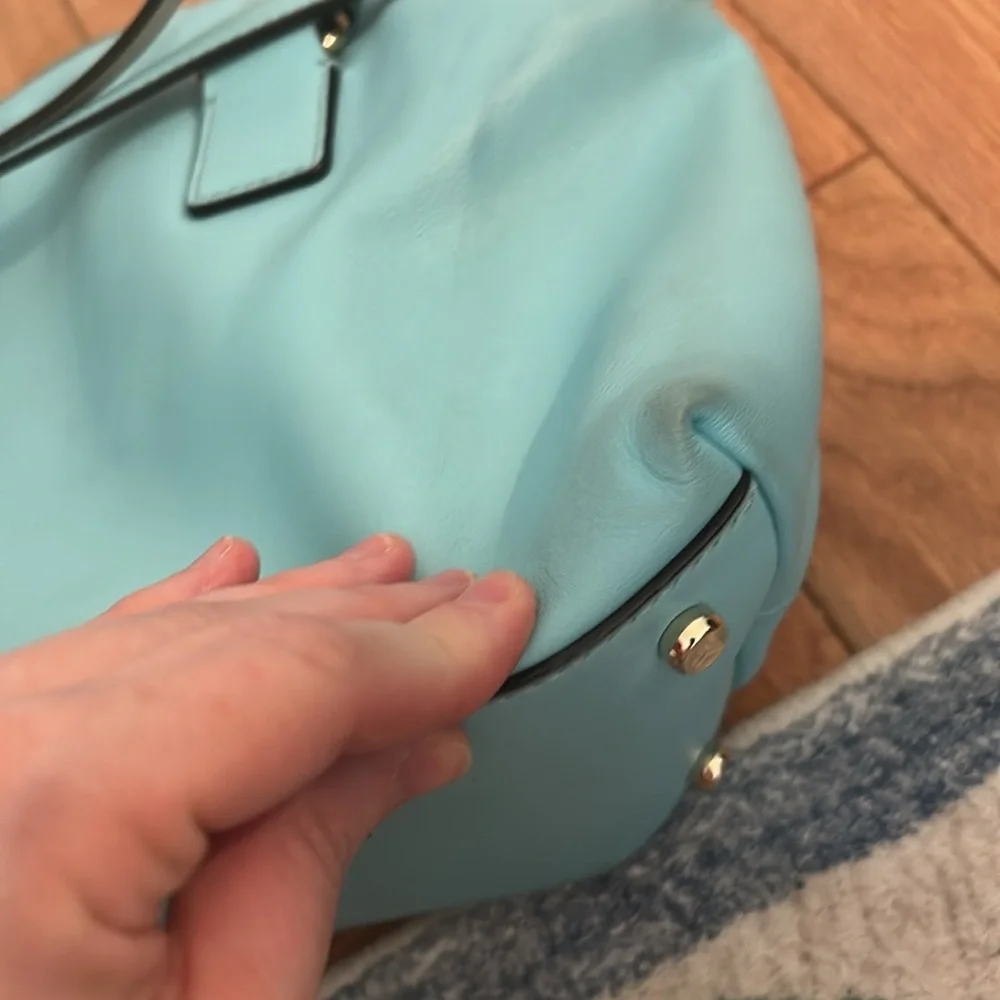 Kate Spade aqua colored Hampton Road Janie purse - Picture 5 of 6